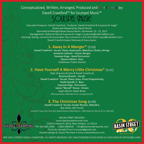 Davell Crawford - Merry Christmas from Davell Crawford (Digital EP) - Image 2